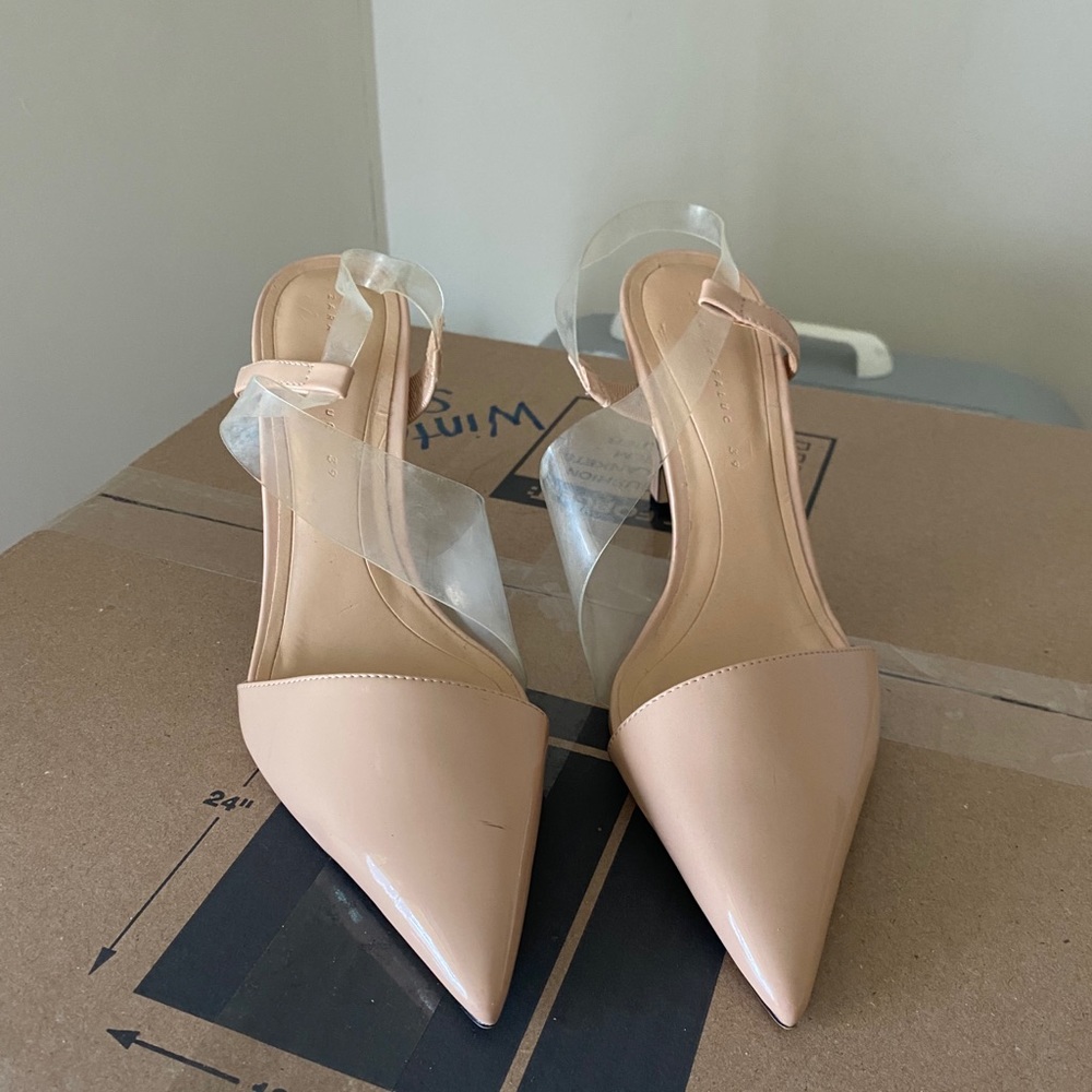 Zara Nude Heels